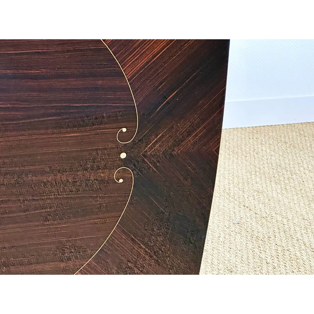 Art Deco Dining Table in Macassar Ebony, 1940s For Sale - Image 15 of 18