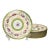 C. 1900 English Cauldon Porcelain Gilt & Hand Painted Plates Set of 9 For Sale