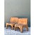 Mid-Century Modern Vintage Carved Wood Low Stools - Pair For Sale - Image 3 of 12
