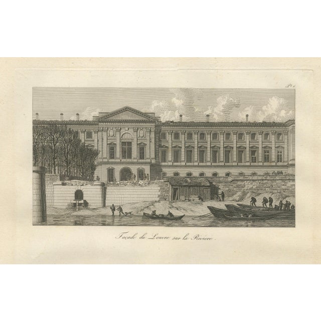 Baltard, Louvre Architectural Views, Paris, 1803, Engraving For Sale - Image 3 of 9