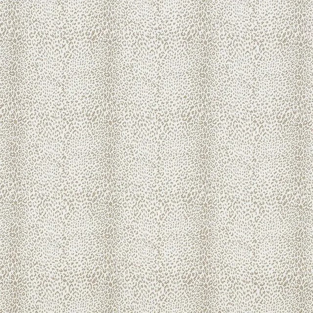 Safari Sample - Schumacher Mini Leopard Indoor/Outdoor Fabric in Taupe For Sale - Image 3 of 3
