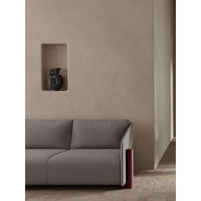 Taupe Grey Timber 4-Seater Sofa by Kann Design For Sale - Image 4 of 7