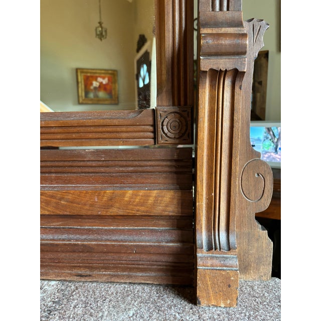 Daniel Pabst Attributed Aesthetics Movement Gothic Walnut Dressing Bureau For Sale In Charleston - Image 6 of 12