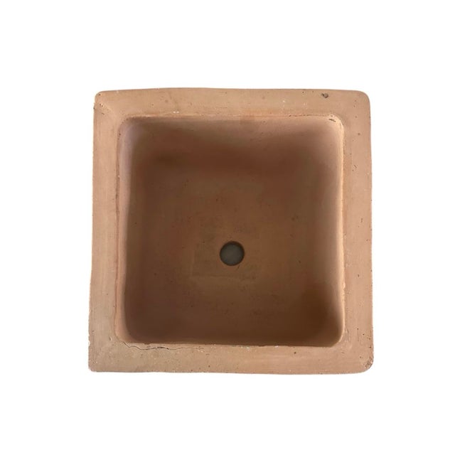 Ceramic Italian Terracotta Square Citrus Lemon Garden Box Planter / Pot / Vessel, Impruneta For Sale - Image 7 of 10