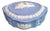 Vintage Wedgwood Blue Jasperware Lidded Trinket Box With Cherub Relief, England For Sale