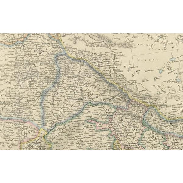 Mid 19th Century Antique Map of Turkey by James Wyld, 1839 For Sale - Image 5 of 6