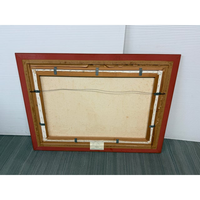 Ivan Clarke "Mountain Landscape With Lake" Original Oil Painting For Sale - Image 12 of 12