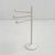 White Standing Towel Rack by Makio Hasuike for Gedy, 1970s, in Good conditions. Designed 1970 to 1979 This piece has an...