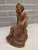 Realism 1950s Mid-Century Modern Realism Balinese Modernist "Seated Philosopher" Satinwood Sculpture For Sale - Image 3 of 12