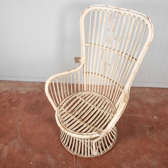 Armchair in Bamboo, 1960s For Sale - Image 4 of 18