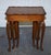 Art Deco Burr Walnut Nesting Tables with Queen Anne Legs, 1920s, Set of 3 For Sale - Image 9 of 15