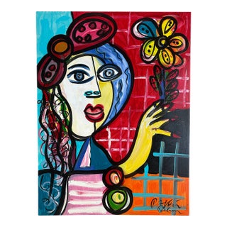 Picasso Style Painting, Peter Keil, Palma For Sale