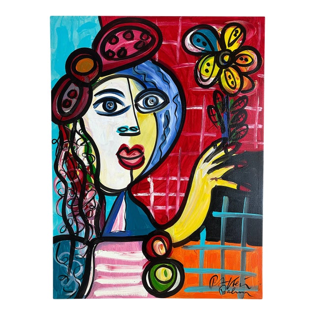 Picasso Style Painting, Peter Keil, Palma For Sale
