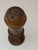 Brown Antique Bezalel Jerusalem Olive Wood Spice Box Besamim Holder 1920s Palestine Era For Sale - Image 8 of 18