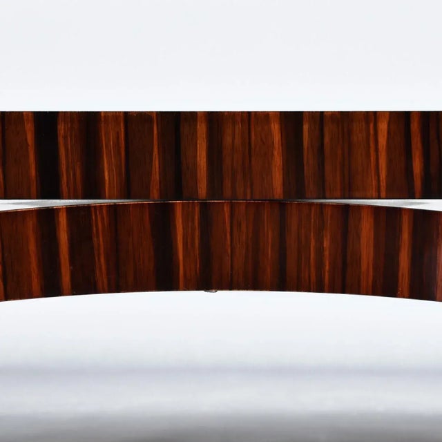 Boiler Domicile Macassar Ebony Arch Coffee Table by Michael Vanderbyl For Sale - Image 9 of 10