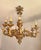 Large Vintage Louis XV Rococo Baroque Florentine Wood Carved Floral Chandelier, 1920s For Sale - Image 9 of 18