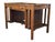 Restored Antique Mission Oak Drop-Leaf Writing Desk, C. 1920s For Sale - Image 4 of 15