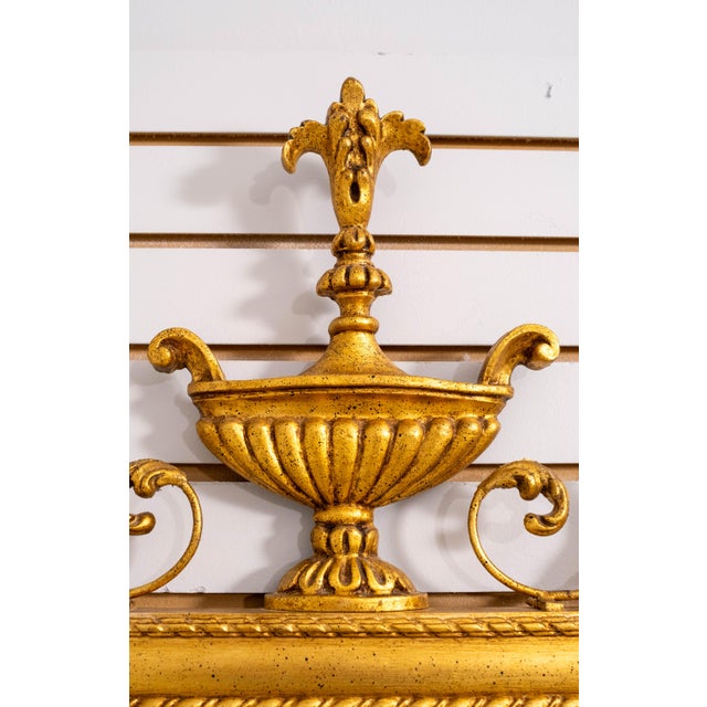 Labarge Labarge Federal Style Urn Top Gold Finish Mirror For Sale - Image 4 of 10