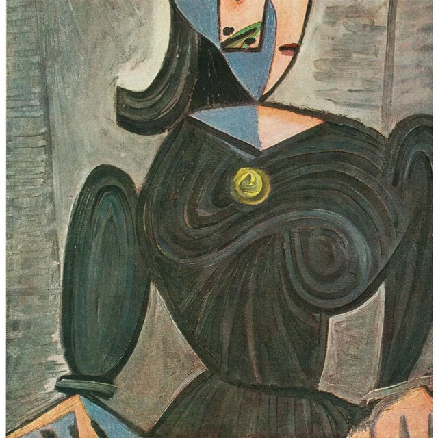 Pablo Picasso 1946 After Pablo Picasso, First English Edition "Portrait" Lithograph For Sale - Image 4 of 7