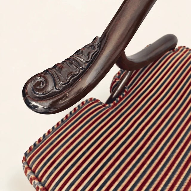 Mid 20th Century Vintage Ming-Style Chinese Horseshoe-Back Lounge Chairs, a Pair For Sale - Image 5 of 14