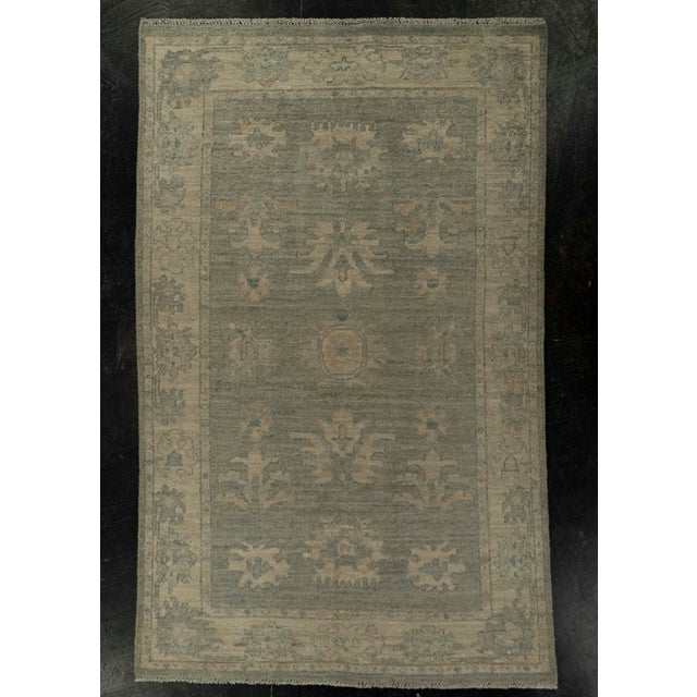 Black Oushak Rug 3' x 4'10" #21355 For Sale - Image 8 of 8