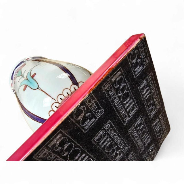 Bitossi Ceramic Vase Table Lamp from Bitossi, 1980s For Sale - Image 4 of 9