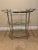 Chrome & Glass 3 Tiered Bar Cart For Sale In Philadelphia - Image 6 of 10