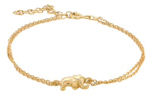 Dainty Gold Lucky Elephant Bracelet