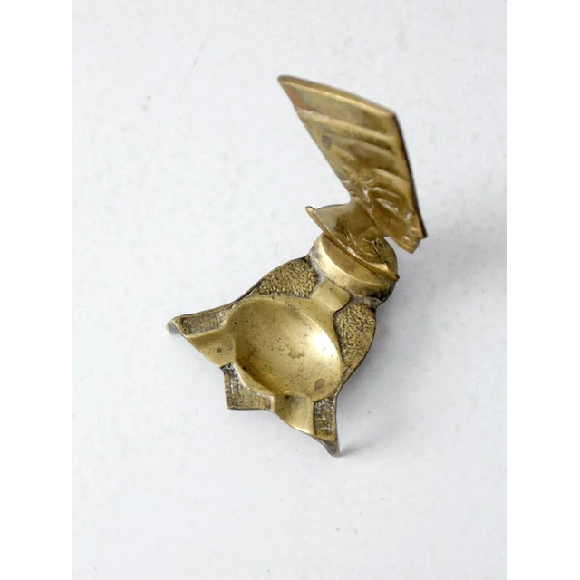 Vintage Brass Nefertiti Ashtray For Sale - Image 9 of 11