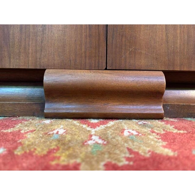 Wood Art Deco Low Sideboard For Sale - Image 7 of 10