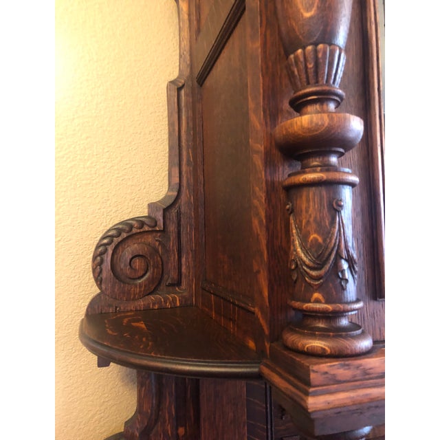 Late 19th Century Antique Chippendale Hutch! Stunning Antique! For Sale - Image 9 of 12