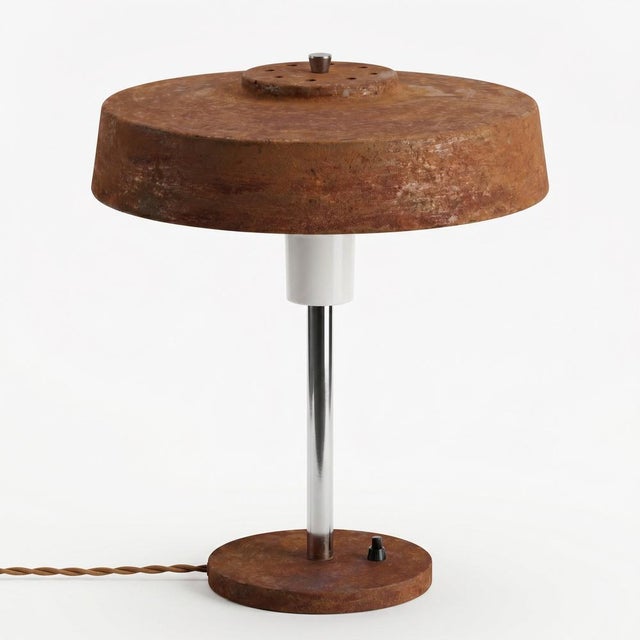 1950s Lamp in the style of Louis Kalff, 1950s For Sale - Image 5 of 9