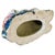 Blue Vintage Hand-Painted Chinoiserie Tobacco Leaf Porcelain Rabbit Candlestick For Sale - Image 8 of 10
