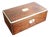 Large Campaign Burr Walnut Writing Box, 1871 For Sale