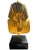 Vintage Egyptian Revival Pharaoh Bust Sculpture | Gold & Black Tutankhamun Style Figure on Wood Stand For Sale - Image 9 of 10