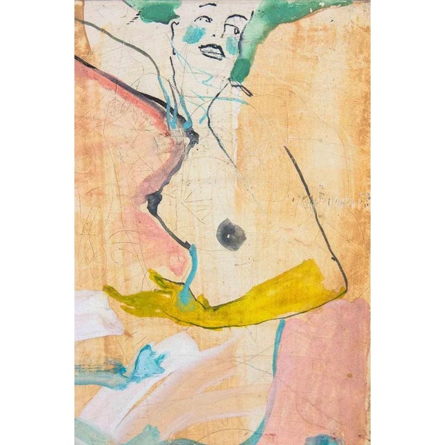 Modern Anastasia Kurakina, A Woman, Watercolor & Ink, 2018 For Sale - Image 3 of 4