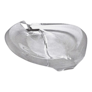 Vintage Mid-Century Modern Abstract Lalique Crystal Dish.