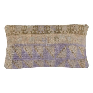 13"x24" Vintage Turkish Rug Pillow Cover. Accent Pillow. Handmade Cushion Cover For Sale