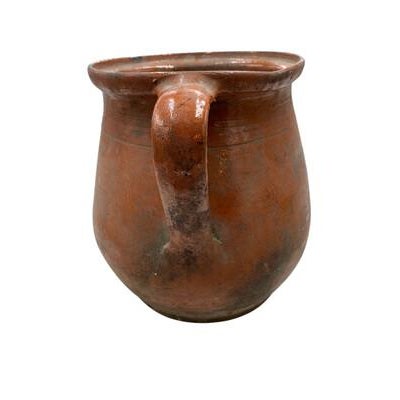 This antique Hungarian glazed vessel is a captivating piece that reflects the country's rich history and craftsmanship....