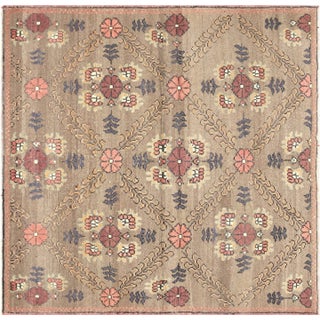 1960s Turkish Oushak Rug For Sale