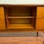 1966 Mid-Century Two-Toned Teak Sideboard With Sliding Doors For Sale - Image 9 of 14