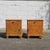 Pair of French late Art Deco Bedside Tables from the 20s Made of solid Wood - The fronts of the furniture pieces are made...