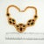 Abstract Napier Vintage Byzantium Collection Necklace Gold-Plate and Rhinestones For Sale - Image 3 of 5