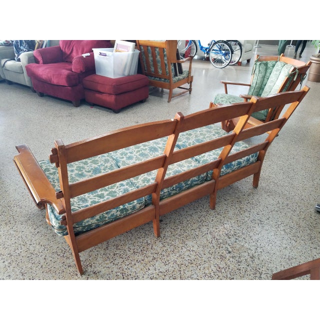 1950s Vintage Western Cowboy Monterrey Ranch Style Couch & Easy Chair For Sale - Image 12 of 13