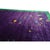 1920s Purple Open Field Floral Antique Chinese Art Deco Rug by Nichols Workshop For Sale - Image 9 of 9