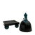 Postmodern Vintage Bourbeau Limited Edition Studio Pottery Figural Sculpture / Covered Vessel For Sale - Image 3 of 7