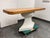 Coastal Michael Taylor Design Diamond Console Table For Sale - Image 3 of 12