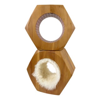 Nut Stool by Mauro Dell'Orco For Sale