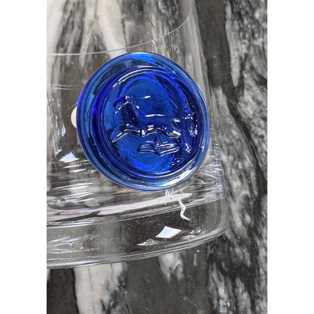 Mid 20th Century Made in Romania Mid-Century Modern Astrology Motif Rocks Glasses - Set of 3 For Sale - Image 5 of 9