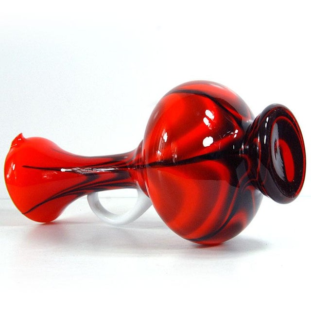 1970s Vintage Opaline Vase by Carlo Moretti, Florence, Italy, 1970s For Sale - Image 5 of 9